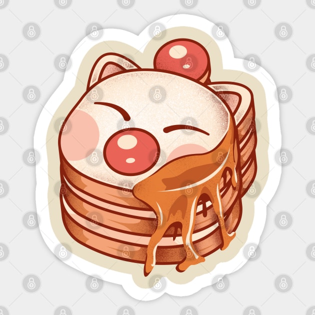 Moogle Pancake Sticker by Lagelantee